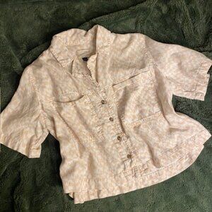 Checkered Button Up